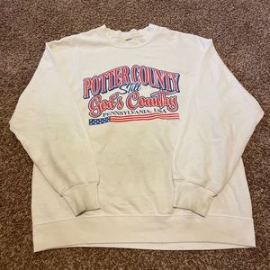 Vintage 90s Potter County Crewneck Sweatshirt
